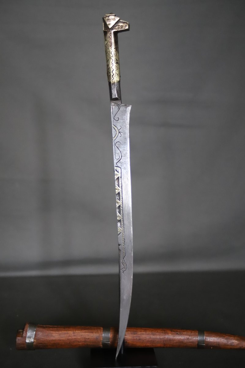 A Kabyle Dagger (dagger) Known As A Flissa - Algeria, Kabylia, Late 19th/early 20th Century-photo-4