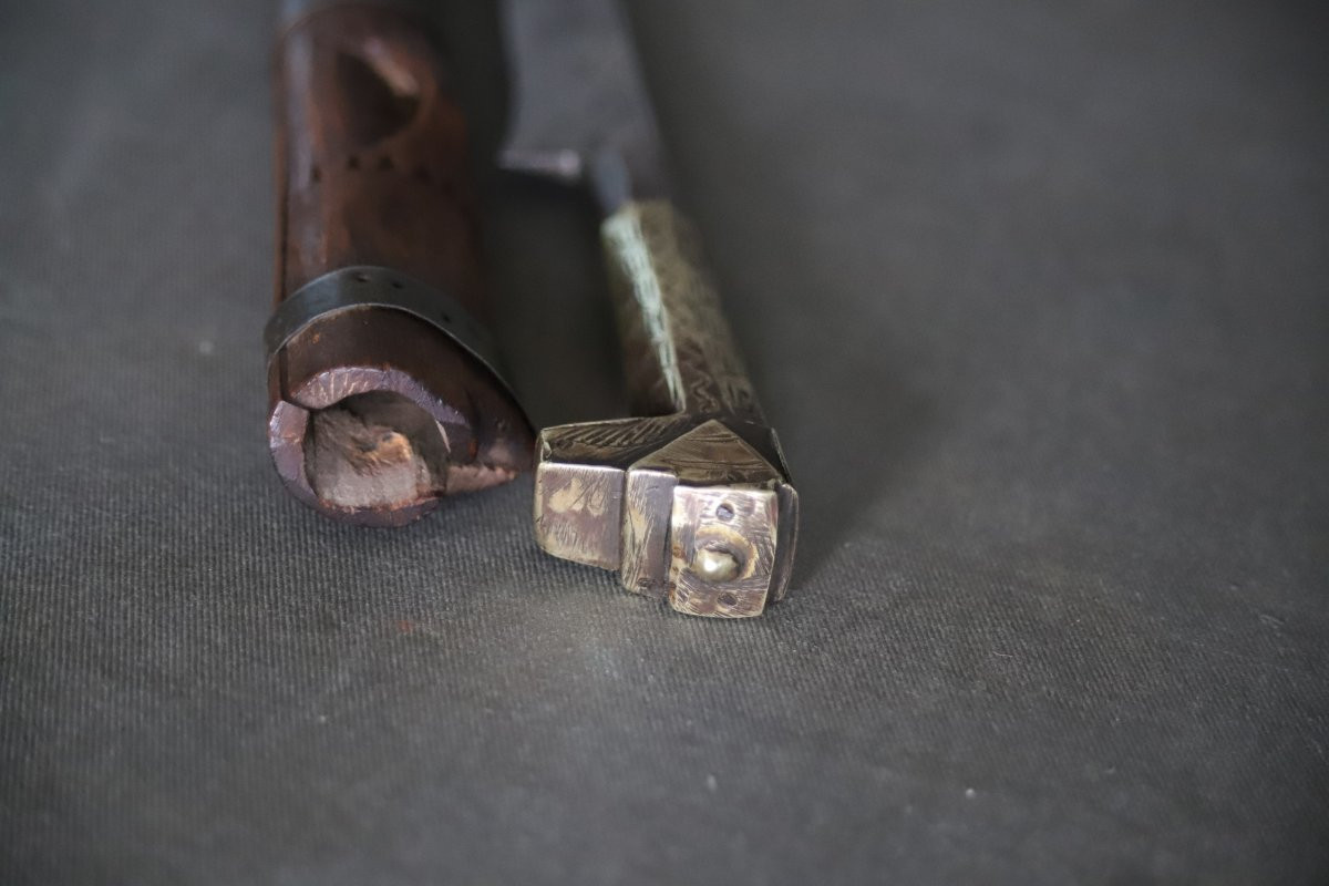 A Kabyle Dagger (dagger) Known As A Flissa - Algeria, Kabylia, Late 19th/early 20th Century-photo-5