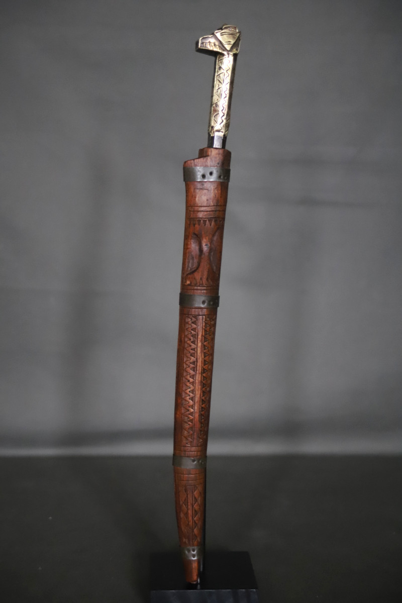 A Kabyle Dagger (dagger) Known As A Flissa - Algeria, Kabylia, Late 19th/early 20th Century