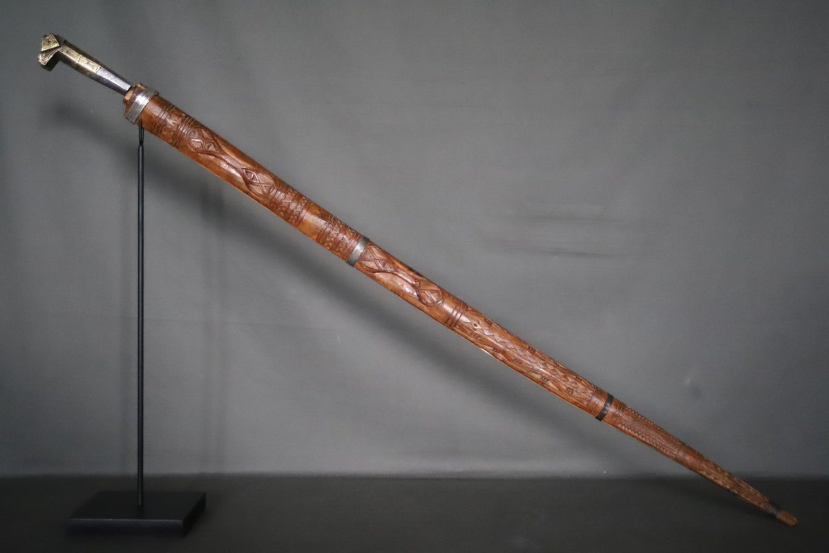 Sabre Kabyle dit flissa - Algérie, Kabylie, 2nde moité 19ème début 20ème siècle-photo-2