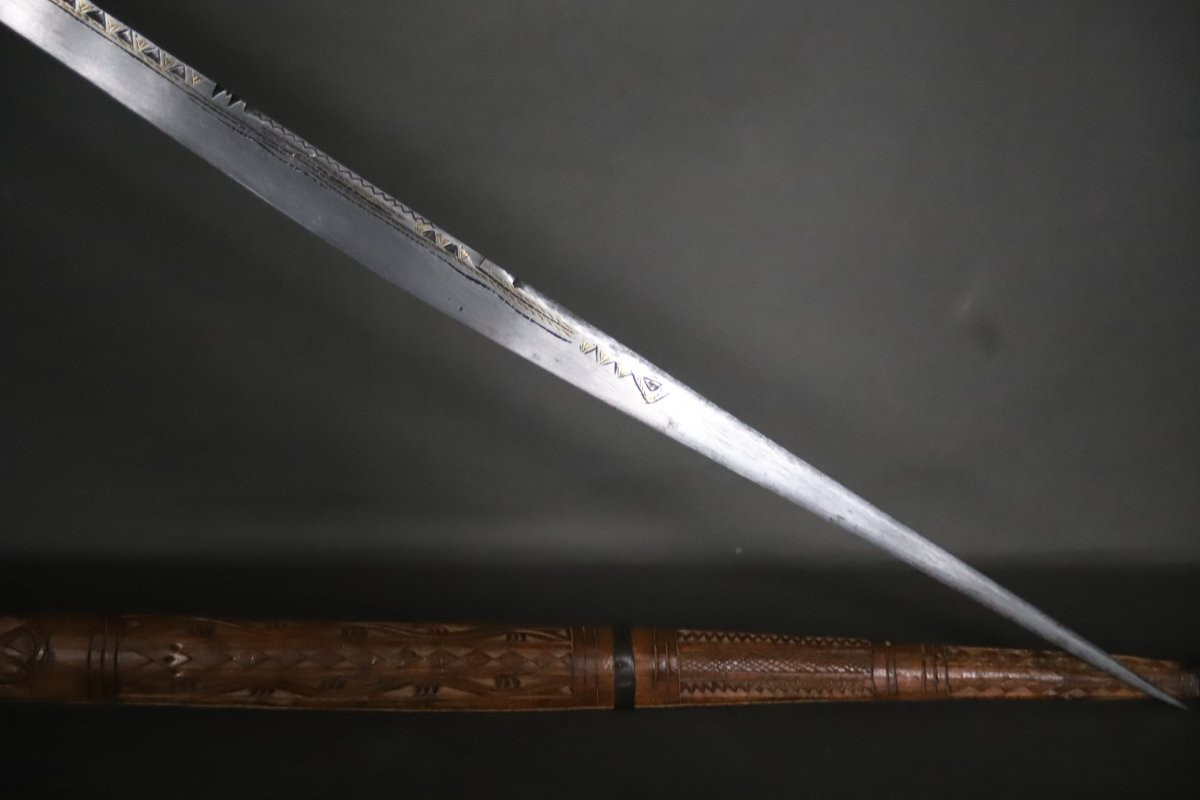 Sabre Kabyle dit flissa - Algérie, Kabylie, 2nde moité 19ème début 20ème siècle-photo-2