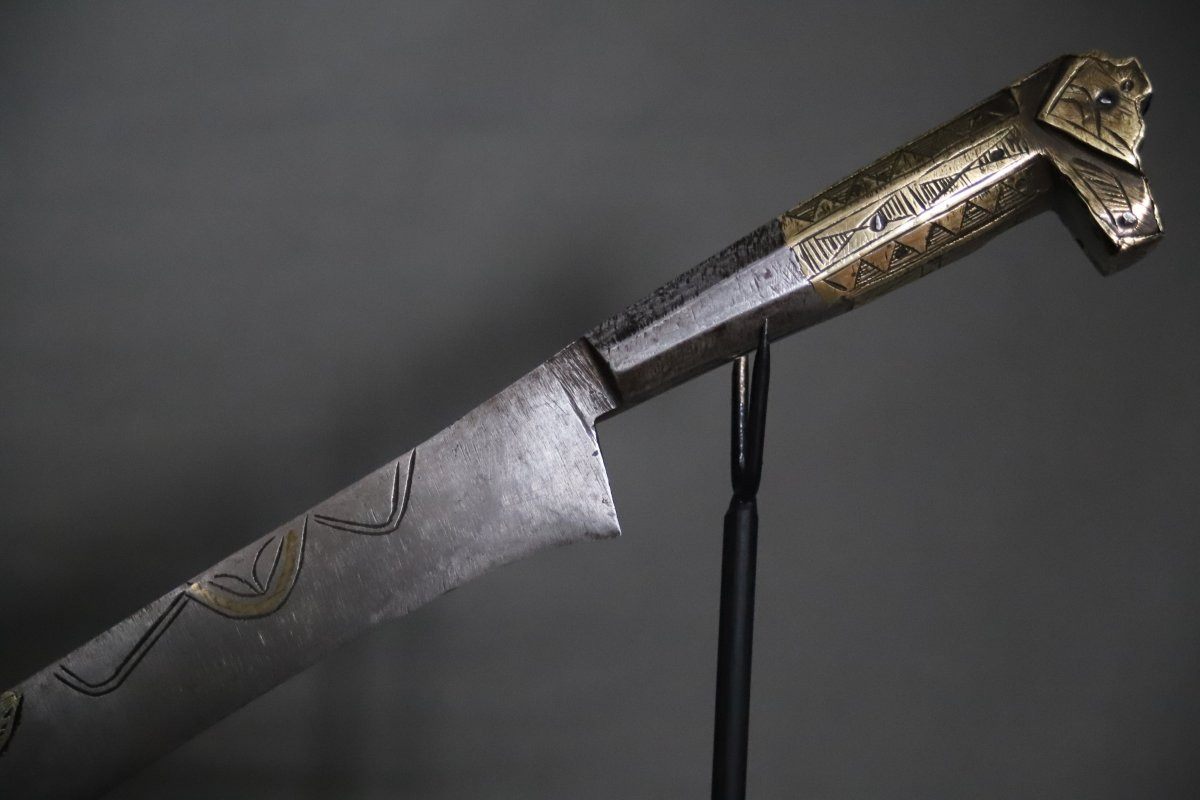 Sabre Kabyle dit flissa - Algérie, Kabylie, 2nde moité 19ème début 20ème siècle-photo-6