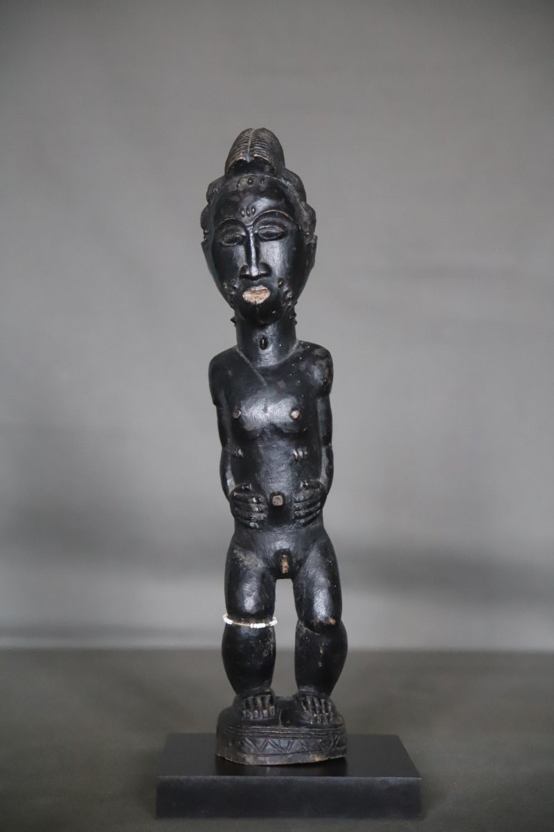 Statuette blolo bian (époux mystique) - Côte d'Ivoire, Baoule, 20ème siècle-photo-2