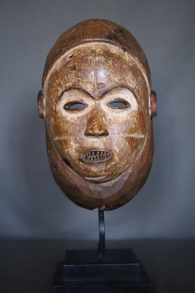 Ancien masque Yombe - République démocratique du Congo, culture Kongo Yombe-photo-2