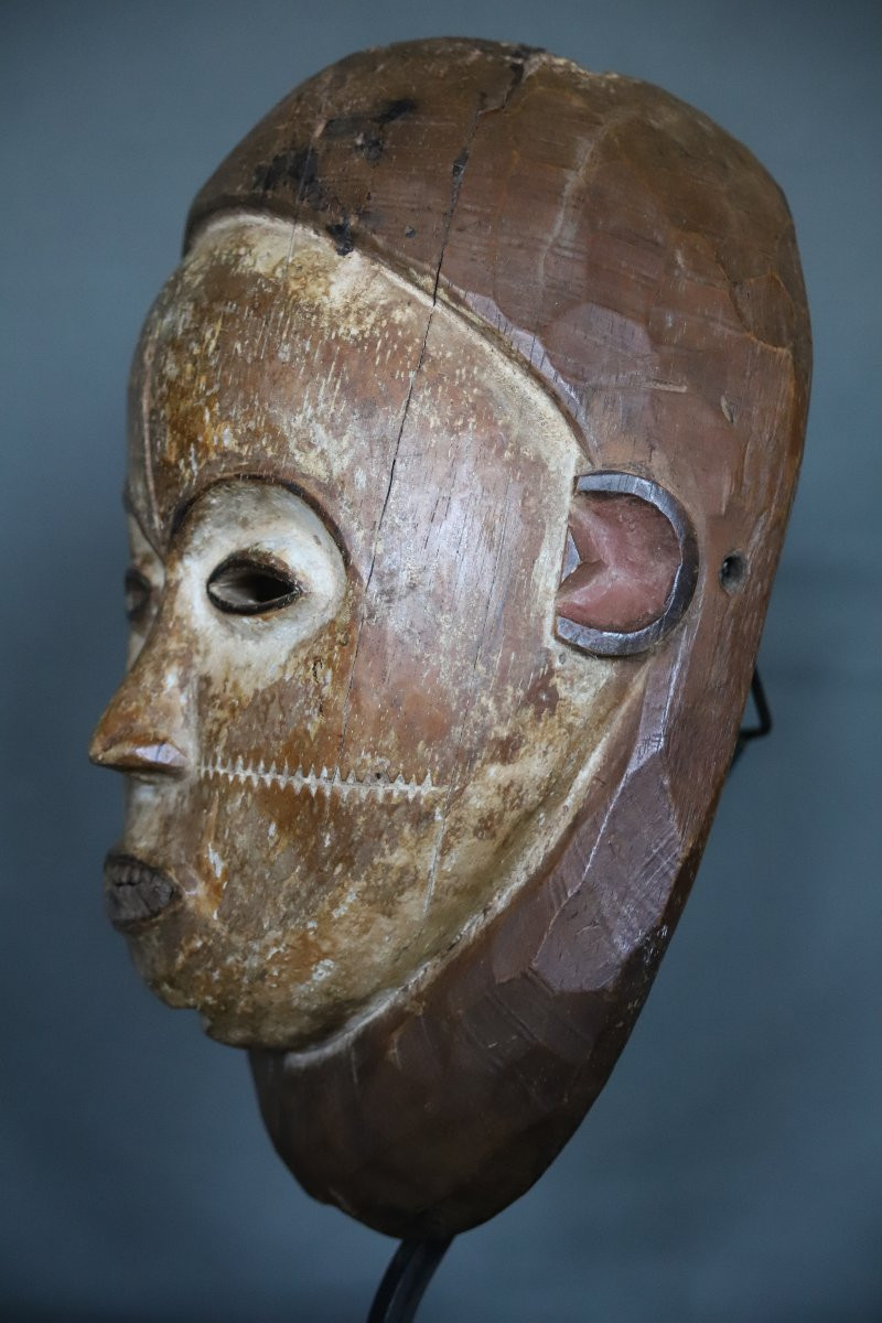Ancien masque Yombe - République démocratique du Congo, culture Kongo Yombe-photo-4
