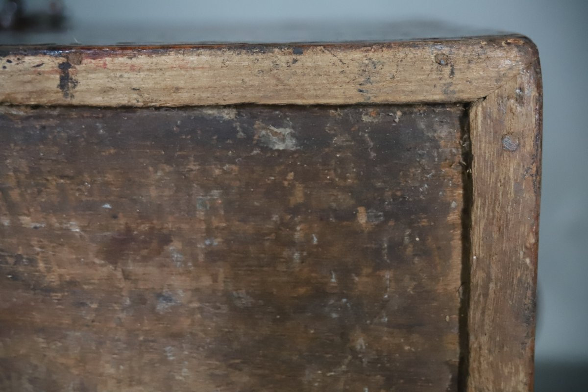 Tibetan Wooden Chest - Tibet, Early 20th Century Or Earlier-photo-7