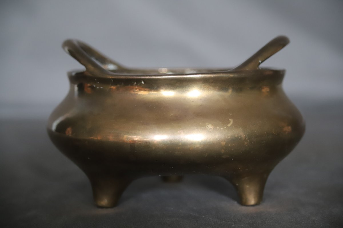 Chinese Bronze Incense Burner - China, Circa 1900-photo-2