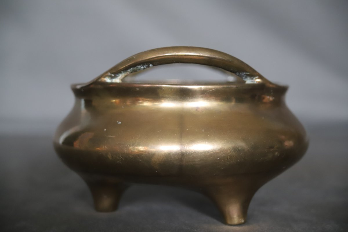 Chinese Bronze Incense Burner - China, Circa 1900-photo-3