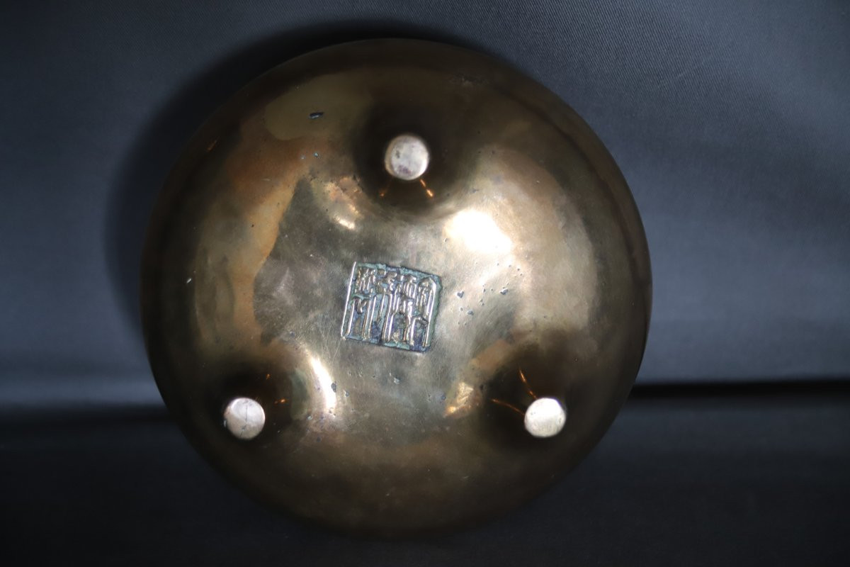 Chinese Bronze Incense Burner - China, Circa 1900-photo-5