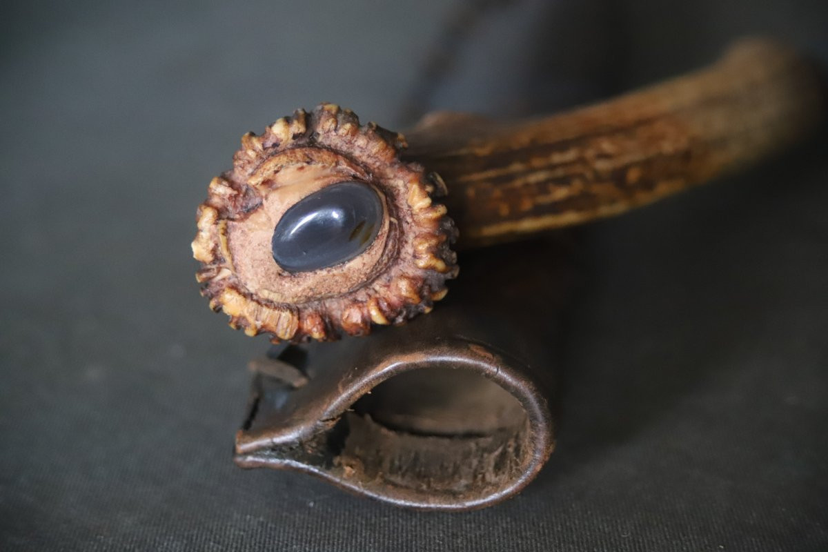 Grand couteau de chasse Sami - Laponie, début 20ème siècle ou antérieur-photo-7