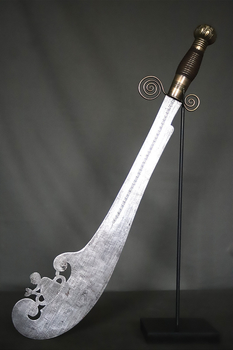 Sabre de prestige dit Hwi - Bénin, culture Fon, 2nde moitié 19ème début 20ème siècle