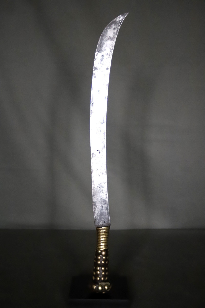 Sabre court Africain - Culture Téké, RDC, Début 20ème ou antérieur