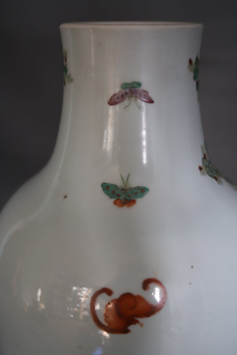 Large Chinese Porcelain Vase - China, 19th Century-photo-4