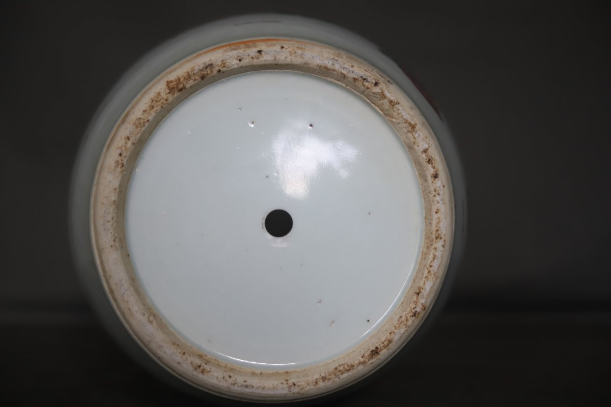 Large Chinese Porcelain Vase - China, 19th Century-photo-6