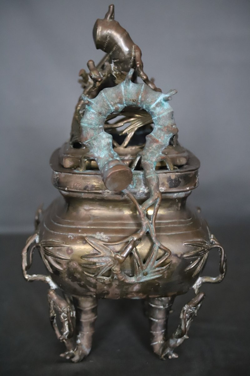 Bronze Incense Burner - Vietnam, 19th Century-photo-4