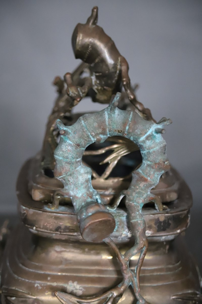 Bronze Incense Burner - Vietnam, 19th Century-photo-5
