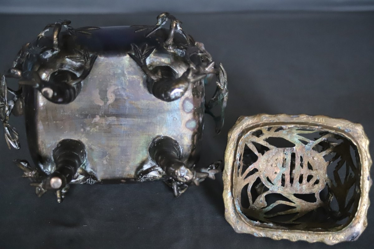 Bronze Incense Burner - Vietnam, 19th Century-photo-6