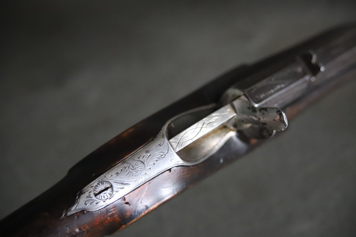 Pistolet de salon calibre 6mm flobert - Fabrication Liègeoise, 2nde moitié 19ème siècle, D-photo-4