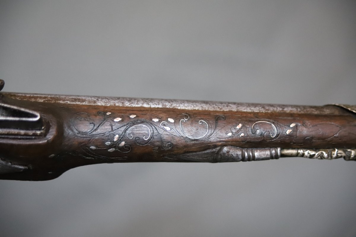 Oriental Flintlock Pistol - Ottoman Balkan Work, 19th Century-photo-1