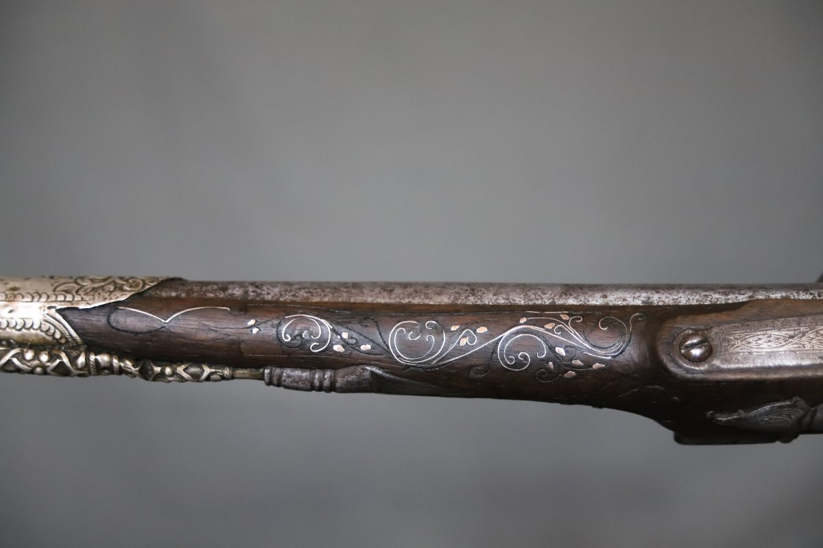 Oriental Flintlock Pistol - Ottoman Balkan Work, 19th Century-photo-7