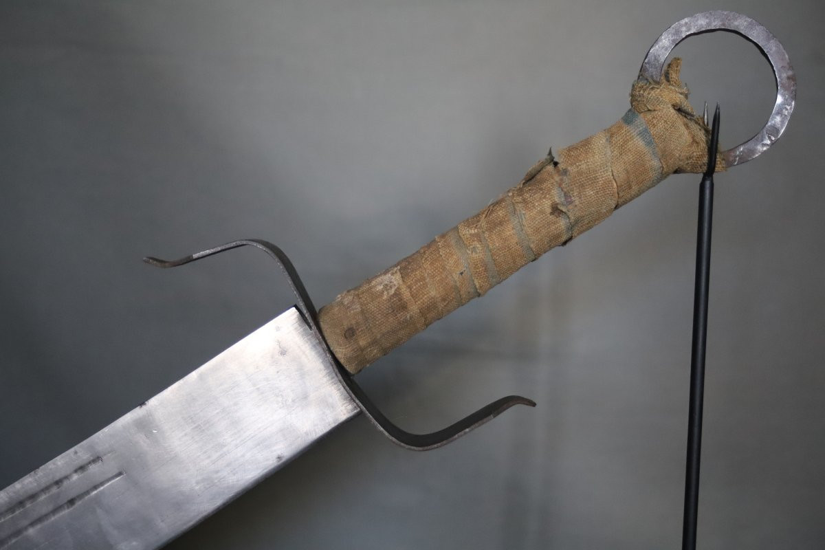 Un fort sabre Chinois dit dadao - Chine, 1ère moitié du 20ème siècle-photo-2