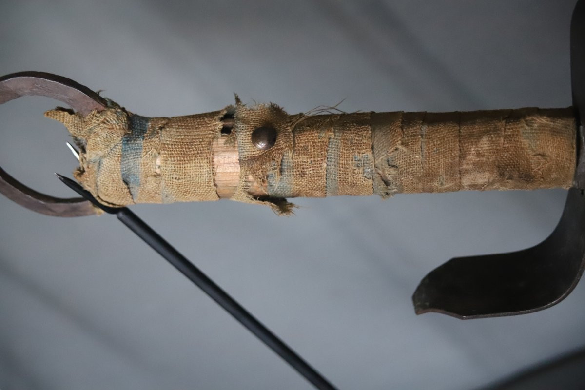 Un fort sabre Chinois dit dadao - Chine, 1ère moitié du 20ème siècle-photo-3