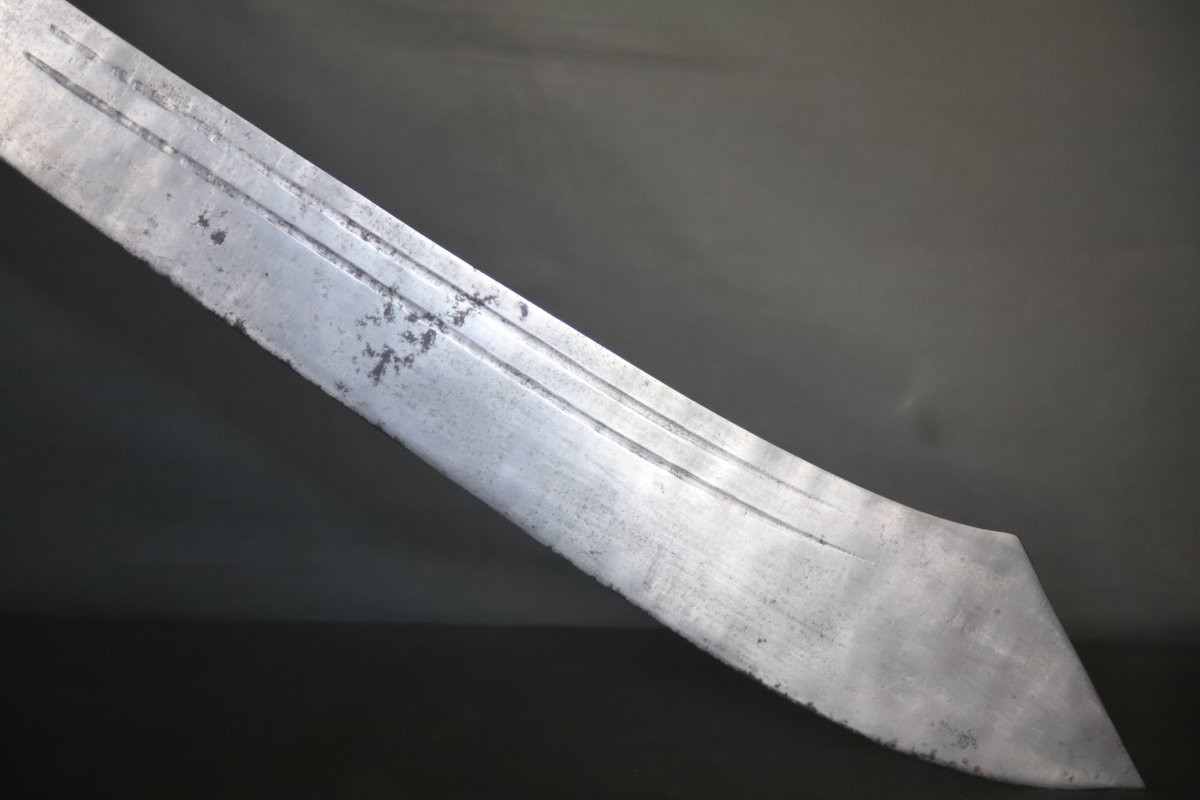 Un fort sabre Chinois dit dadao - Chine, 1ère moitié du 20ème siècle-photo-4