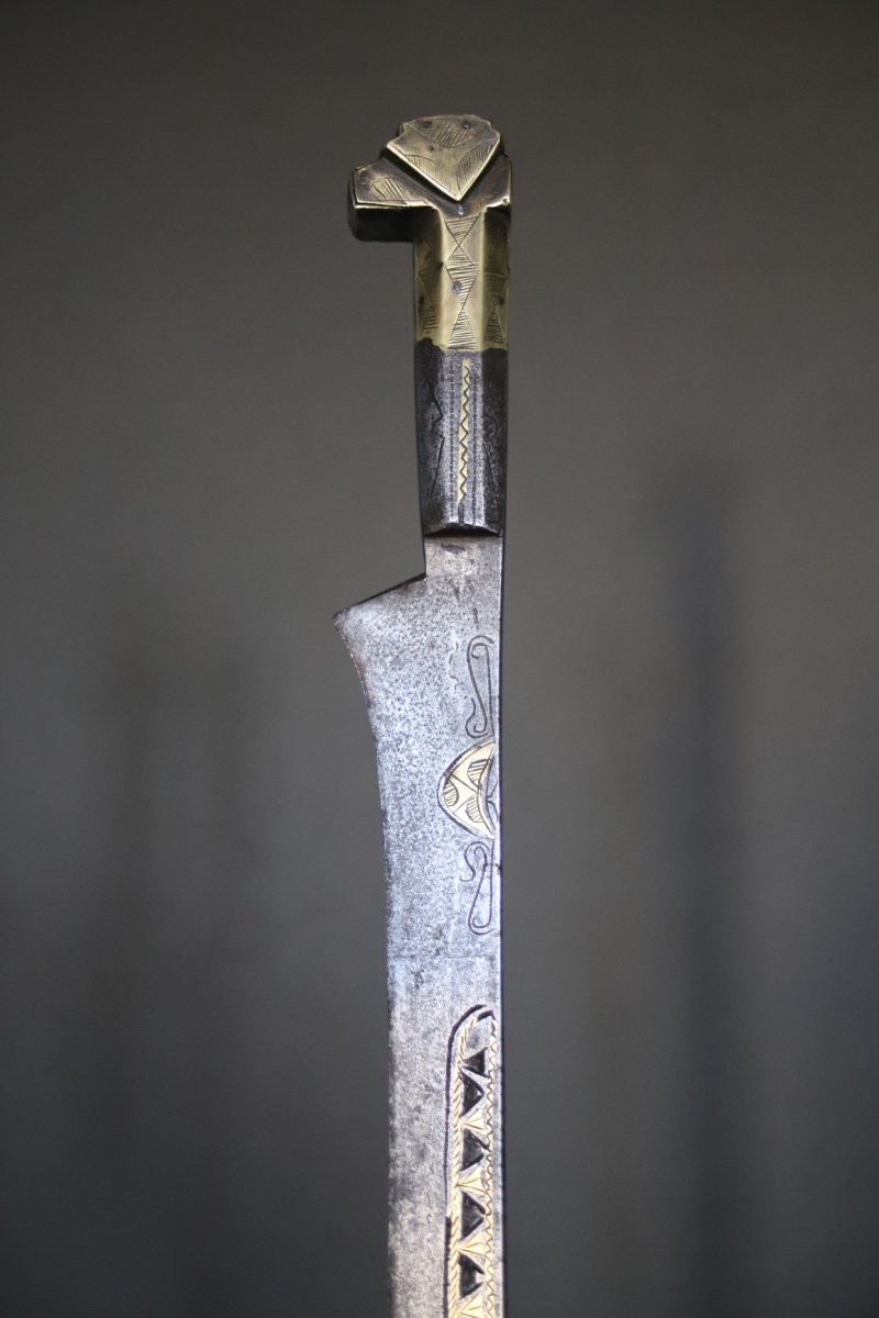 Imposing Flissa Saber - Algeria, Kabylia, 19th Century-photo-2