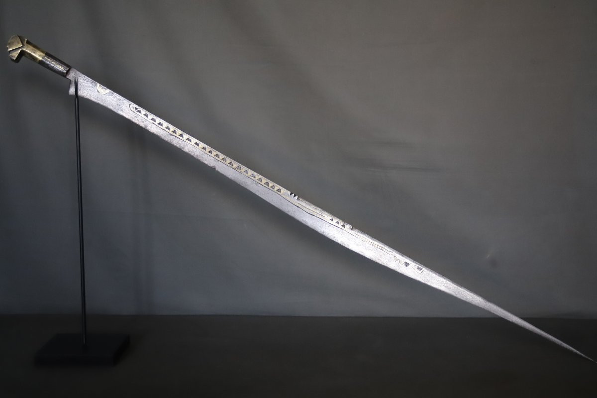 Imposing Flissa Saber - Algeria, Kabylia, 19th Century-photo-3