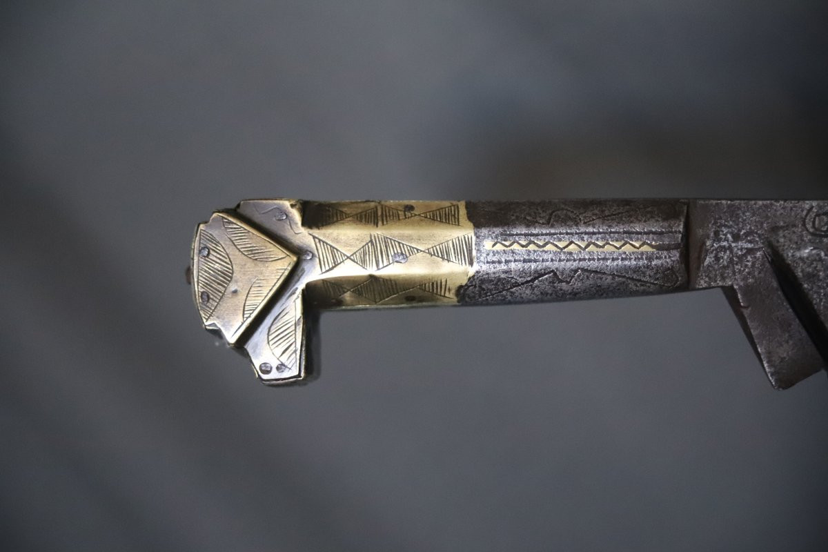 Imposing Flissa Saber - Algeria, Kabylia, 19th Century-photo-4