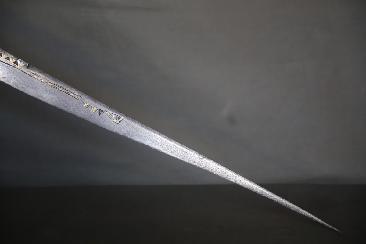 Imposing Flissa Saber - Algeria, Kabylia, 19th Century-photo-2