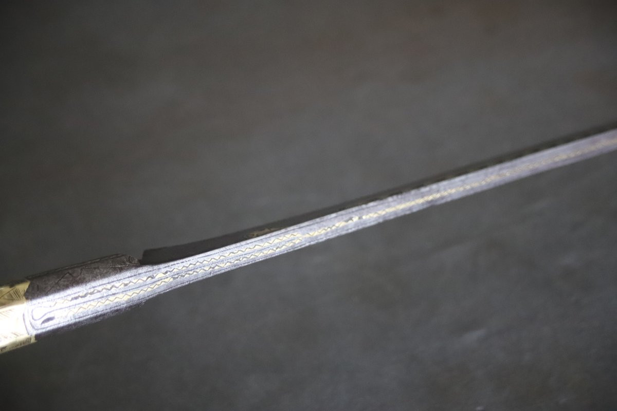 Imposing Flissa Saber - Algeria, Kabylia, 19th Century-photo-3