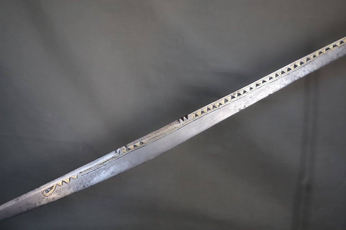 Imposing Flissa Saber - Algeria, Kabylia, 19th Century-photo-5