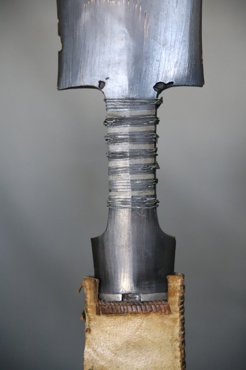 Sabre court de la corne de l'Afrique dit bilao - Abyssinie, Ethiopie, vers 1900-photo-4