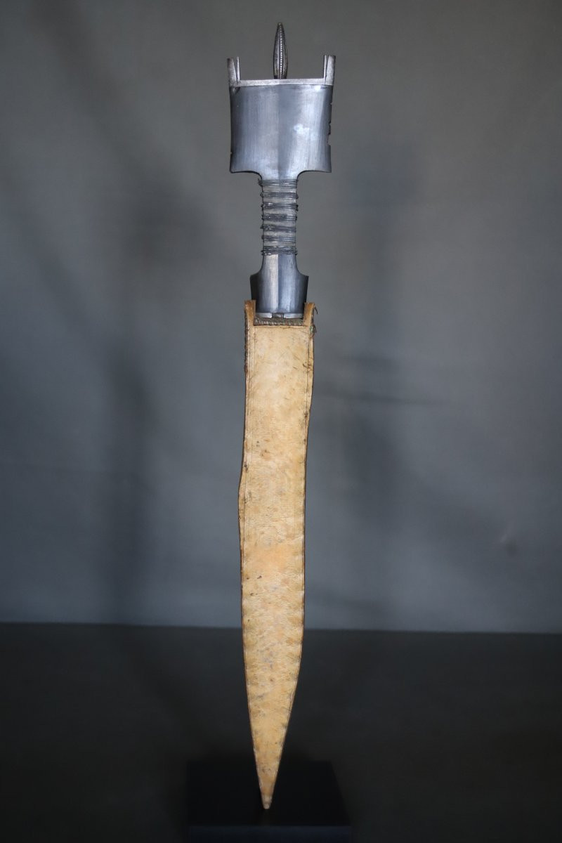 Sabre court de la corne de l'Afrique dit bilao - Abyssinie, Ethiopie, vers 1900-photo-1