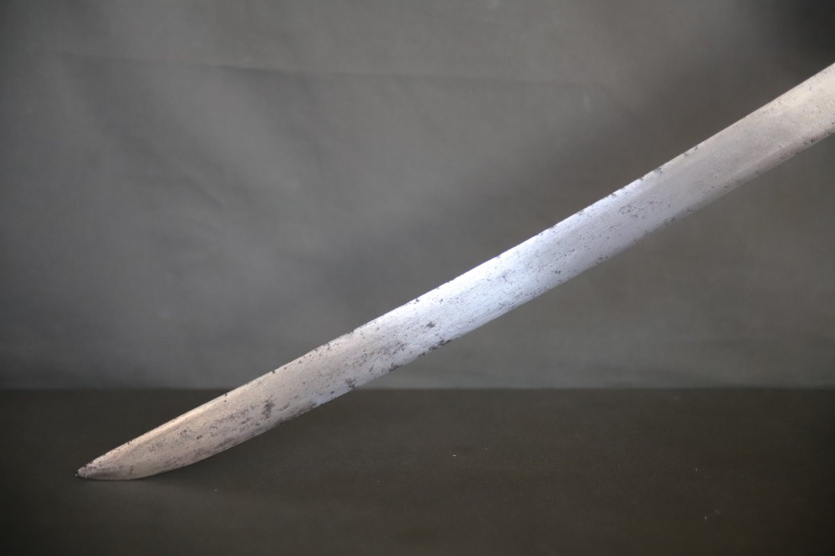 Un sabre de cavalerie de type Wallon - Probablement Germanique, 17ème siècle-photo-7