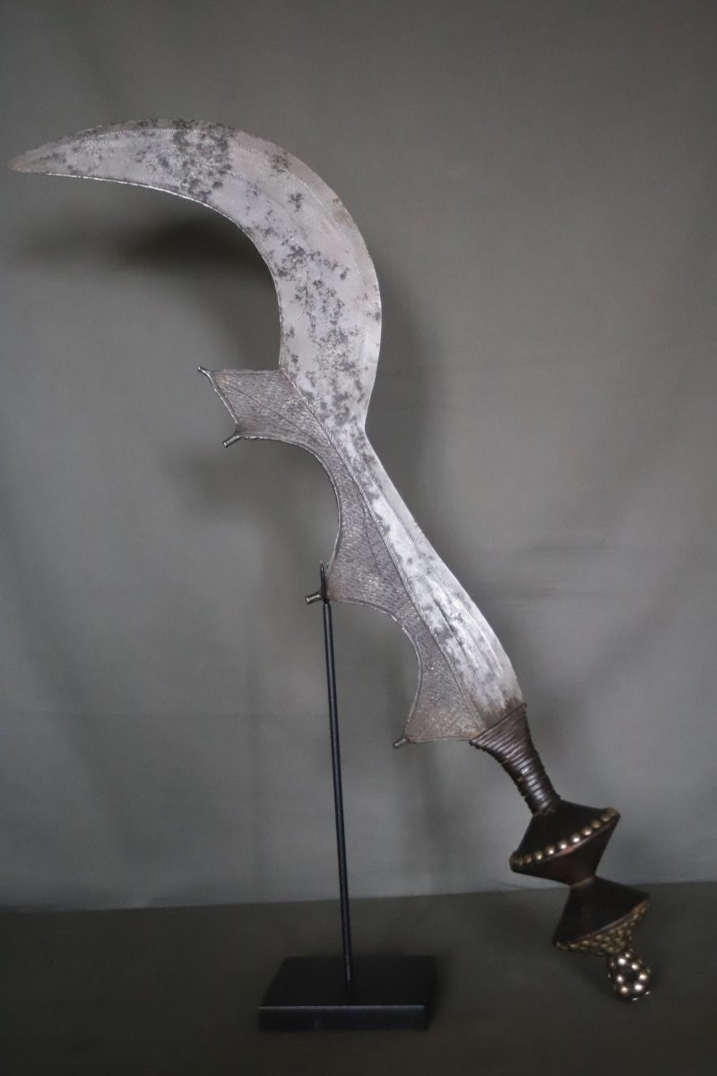 Sabre Faucille Simple - Populations Ngombé, Doko... Congo Rdc, 1ère Moitié 20ème Siècle -photo-2