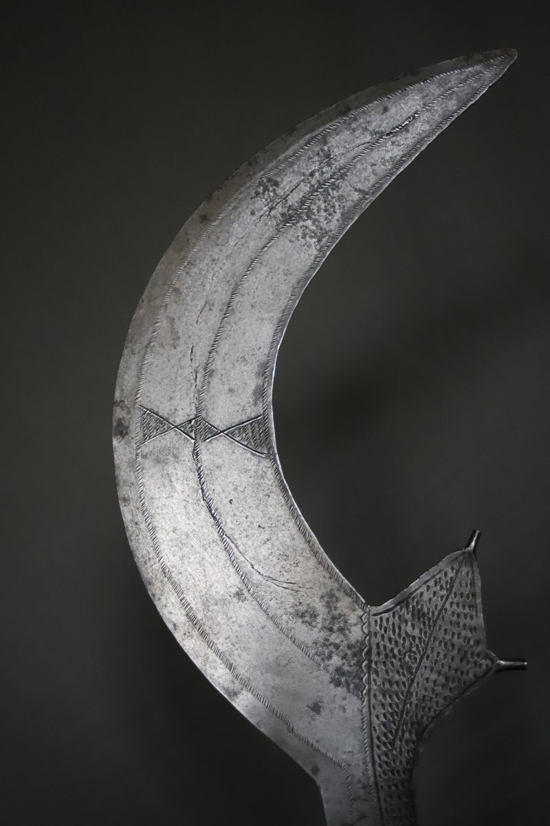 Sabre Faucille Simple - Populations Ngombé, Doko... Congo Rdc, 1ère Moitié 20ème Siècle -photo-3