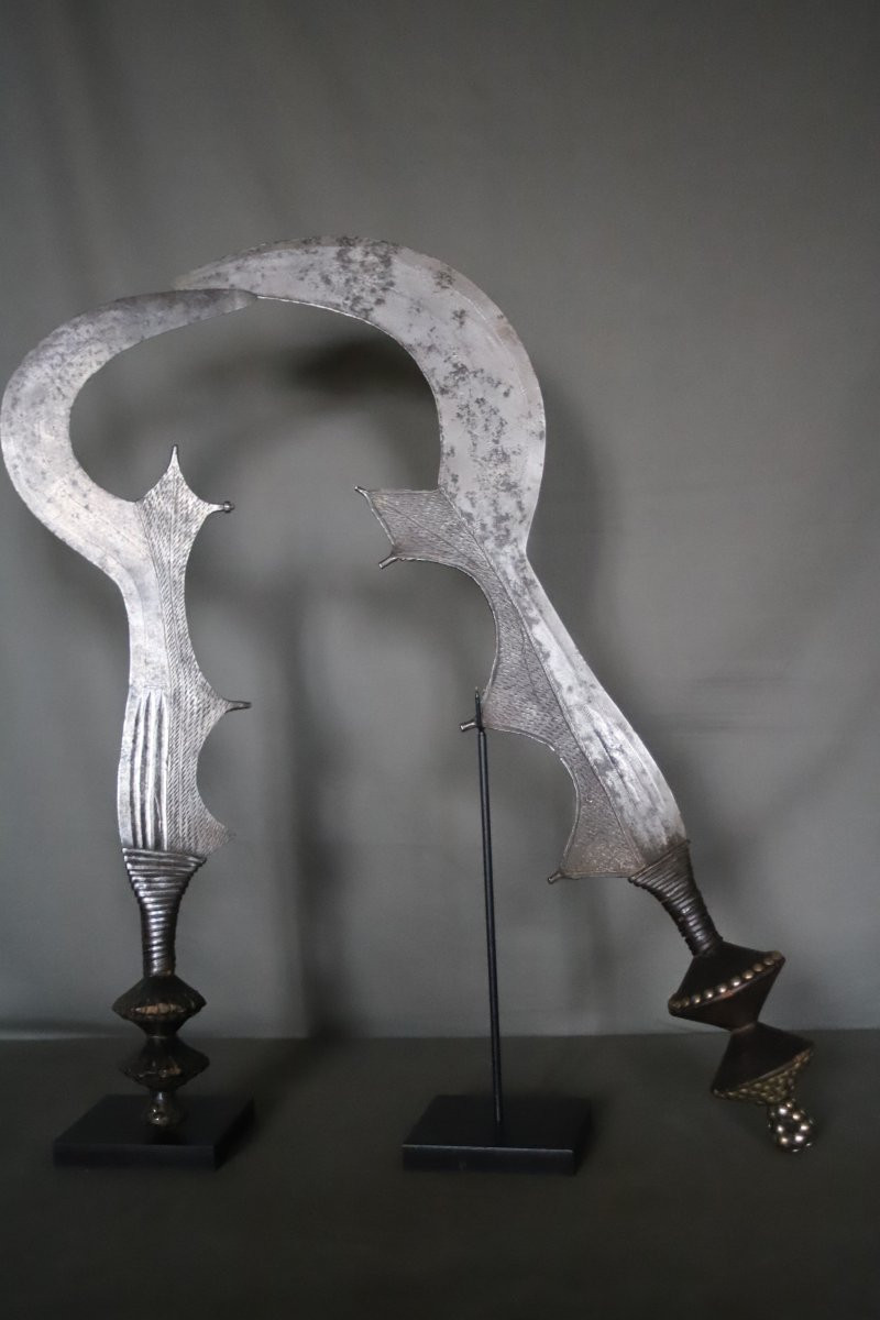 Sabre Faucille Simple - Populations Ngombé, Doko... Congo Rdc, 1ère Moitié 20ème Siècle -photo-8