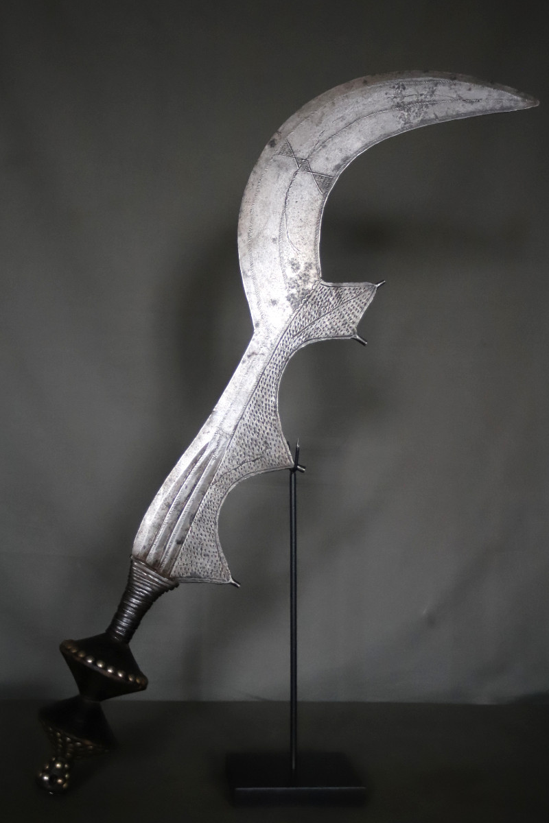 Sabre Faucille Simple - Populations Ngombé, Doko... Congo Rdc, 1ère Moitié 20ème Siècle 