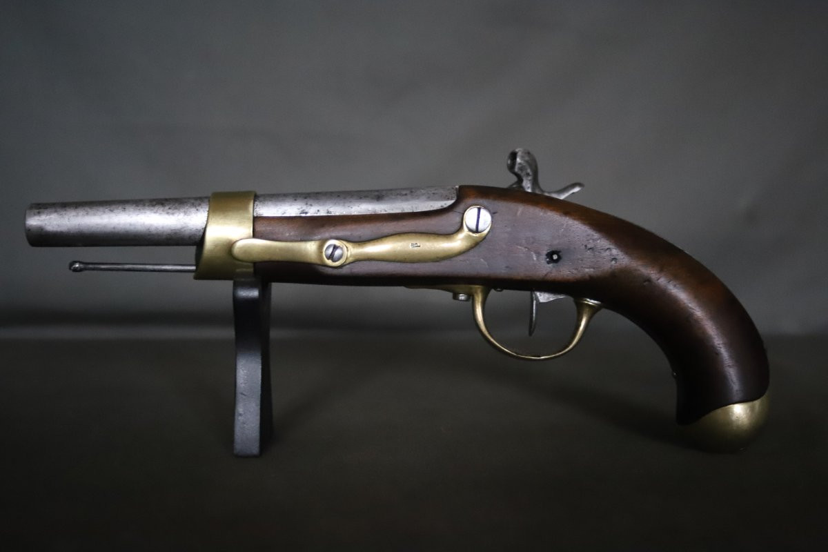 Pistolet modèle an XIII (13) transformé à percussion - France, 1ère Empire-photo-4