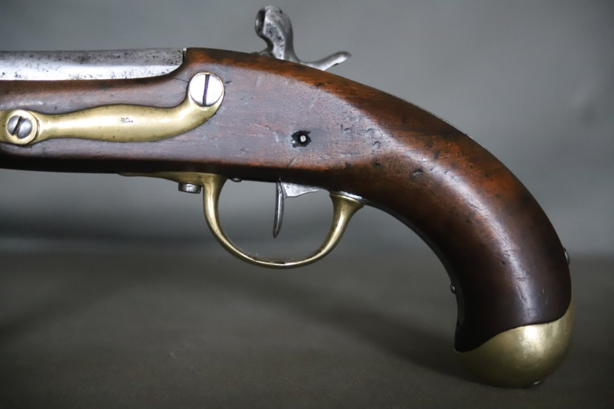 Pistolet modèle an XIII (13) transformé à percussion - France, 1ère Empire-photo-3