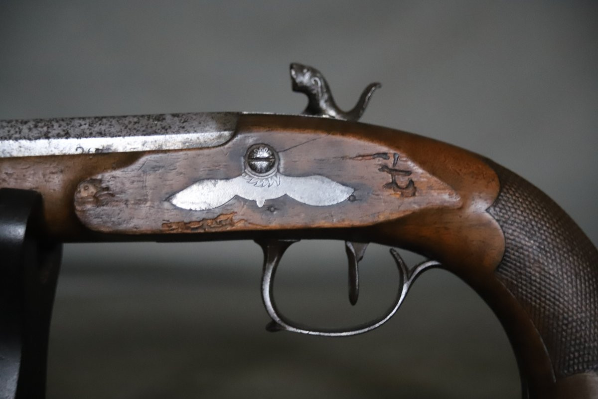 Pistolet à percussion - Milieu du 19ème siècle-photo-4