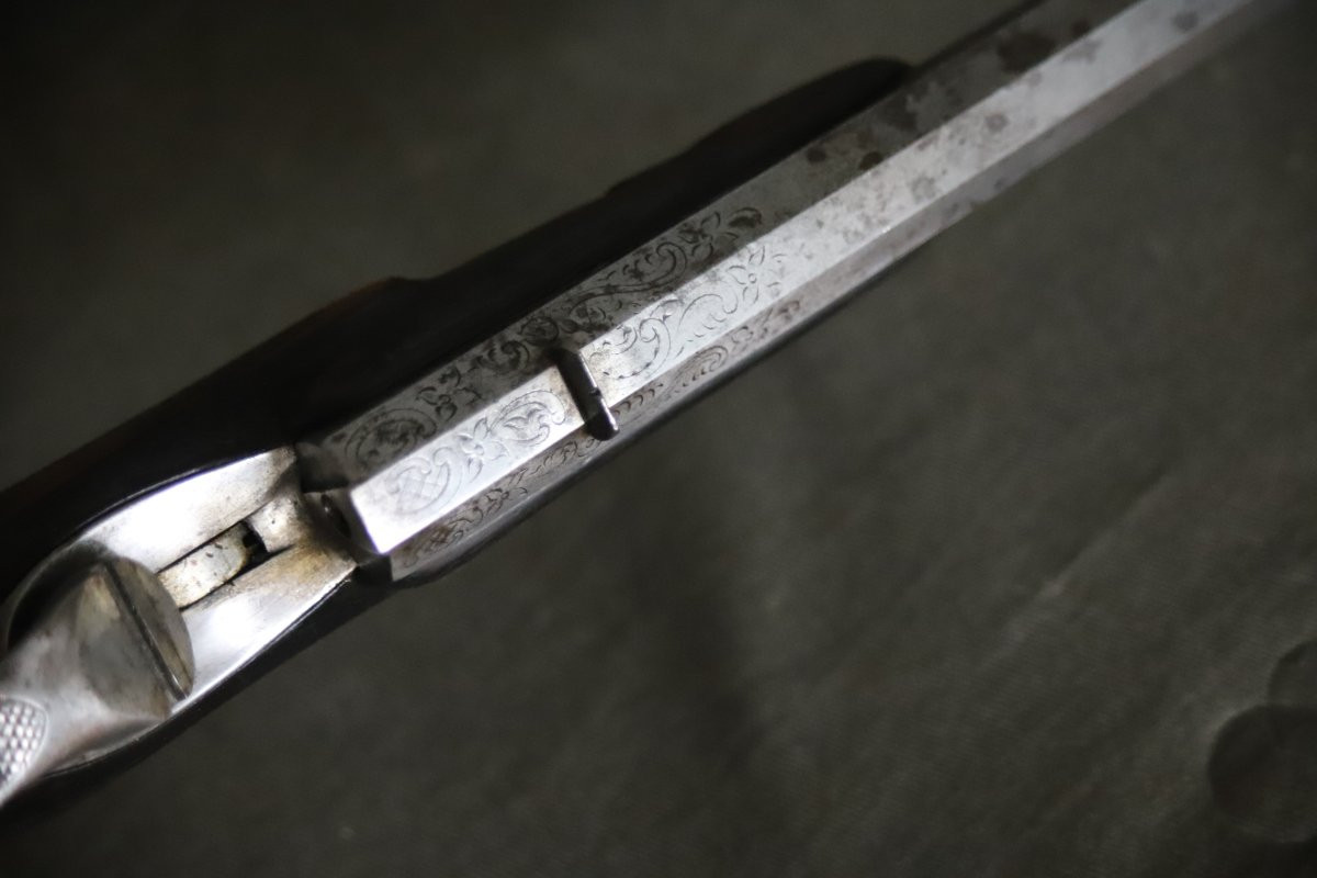  Marque Flobert plus de détails Pistolet de salon calibre 6mm flobert - 2nde moitié 19ème siècl-photo-4