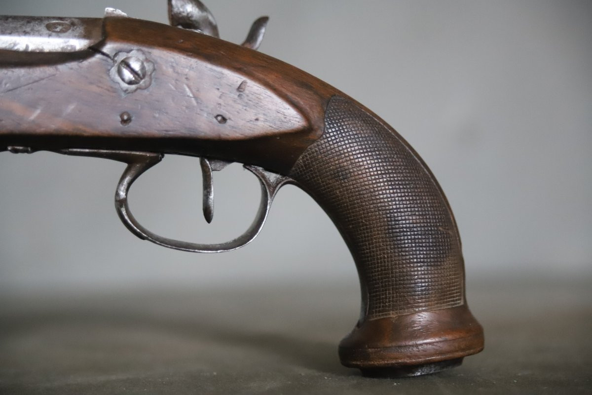 18th-century Travel Pistol Converted To Percussion During The 19th Century-photo-3