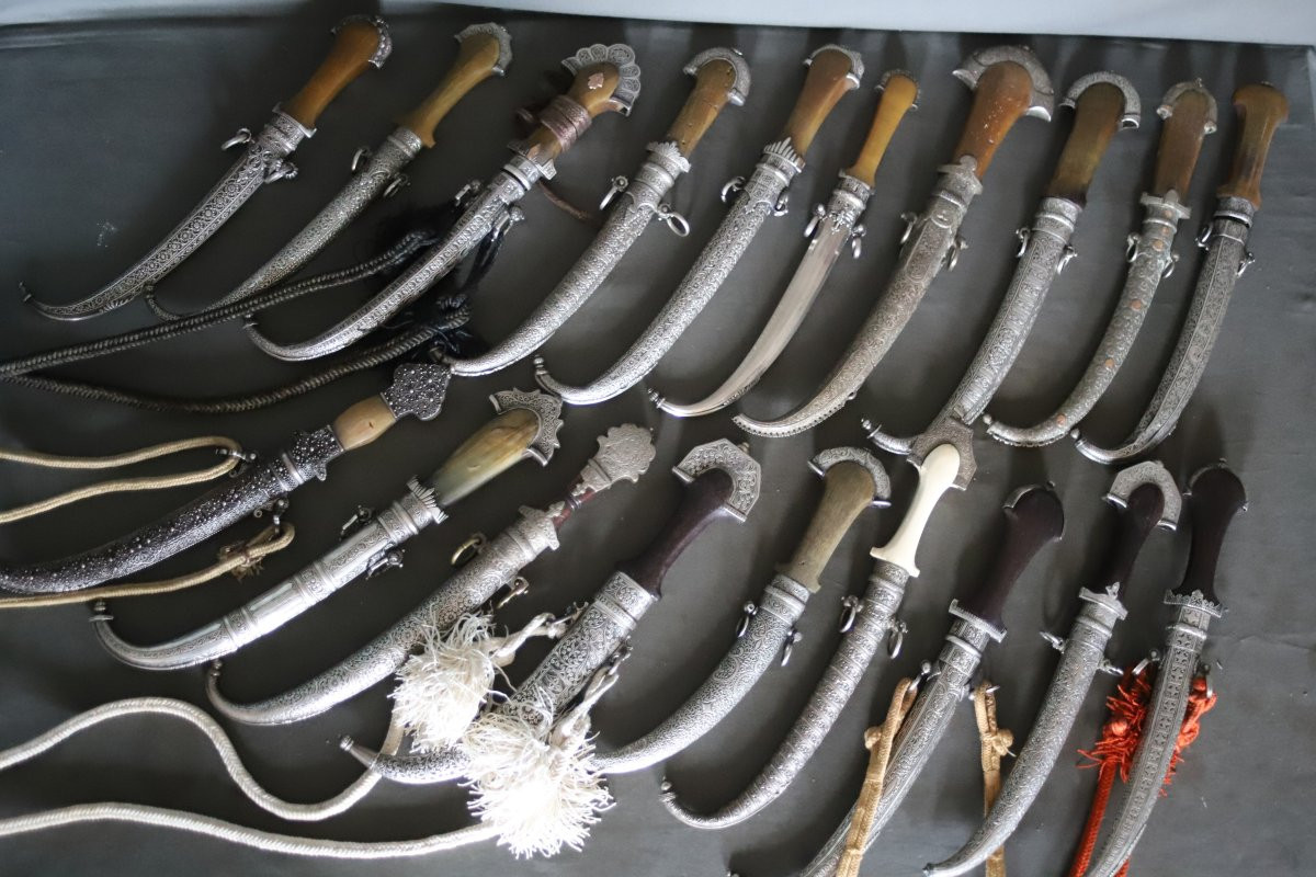 Importante collection de 96 armes Marocaines - Maroc, du 16ème jusqu'au milieu du 20ème -photo-2