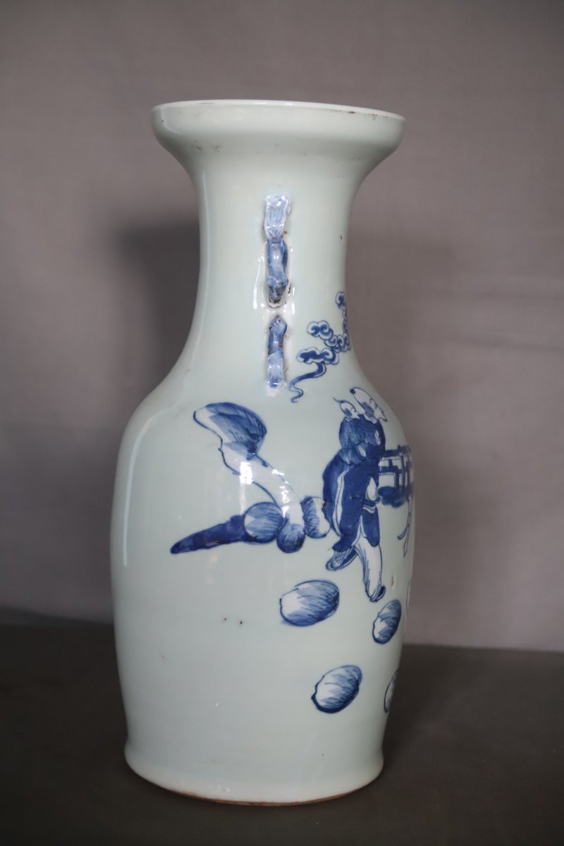 Vase en porcelaine de Chine - Chine, 19ème début 20ème siècle-photo-4