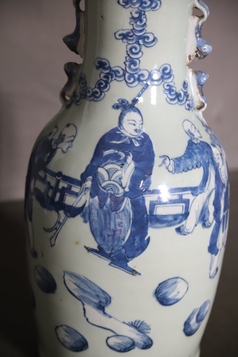 Vase en porcelaine de Chine - Chine, 19ème début 20ème siècle-photo-1