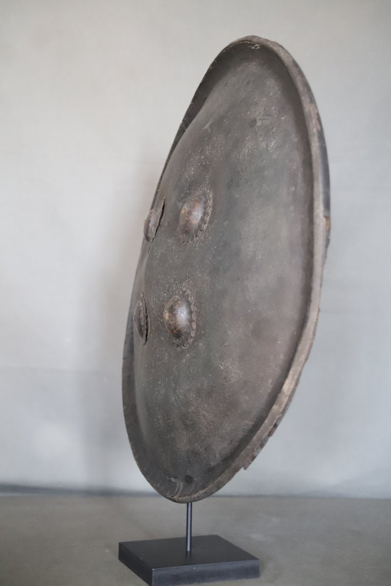 A Large Indo-persian Shield Known As A Dhal - Northern India Or Himalayan Regions, 19th Century -photo-3