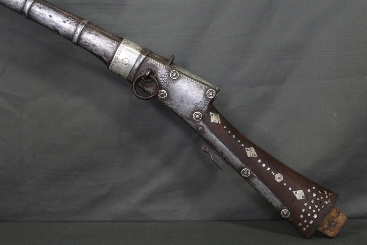 Fusil à Mèche Arabe - Péninsule Arabique, 19ème Siècle -photo-7